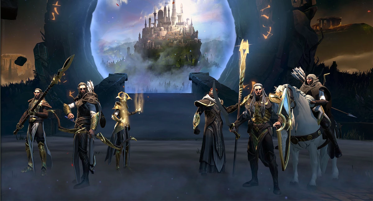 Orcish crusaders preparing for battle