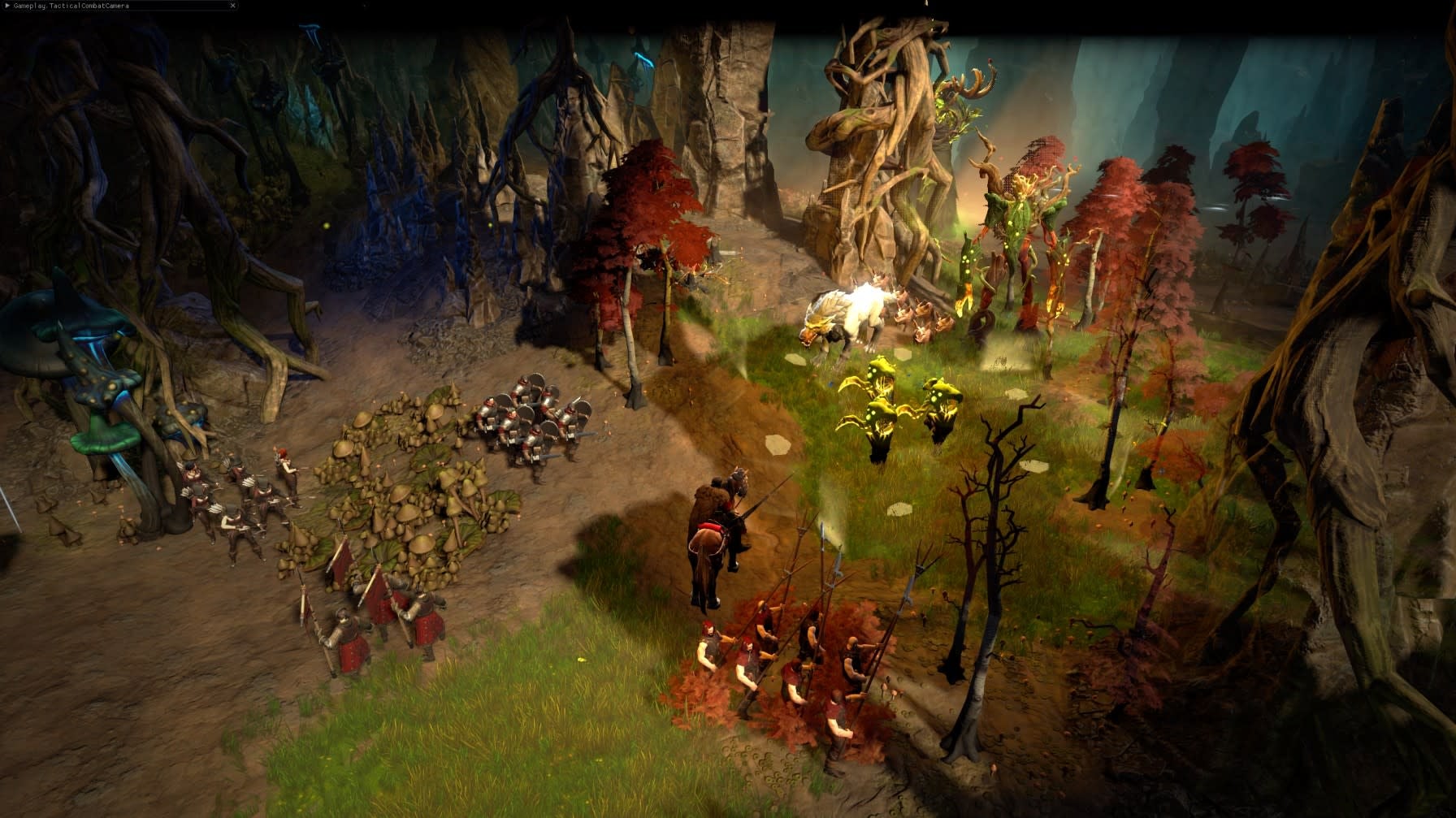 Frogfolk guardians defending marshland with astral wards